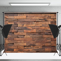 Lofaris Wood Brick Wall Texture Backdrop For Photography