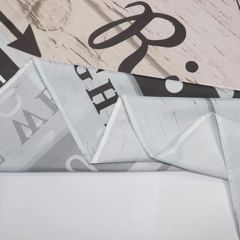 Lofaris Wooden Board Car Night Christmas Shower Curtain