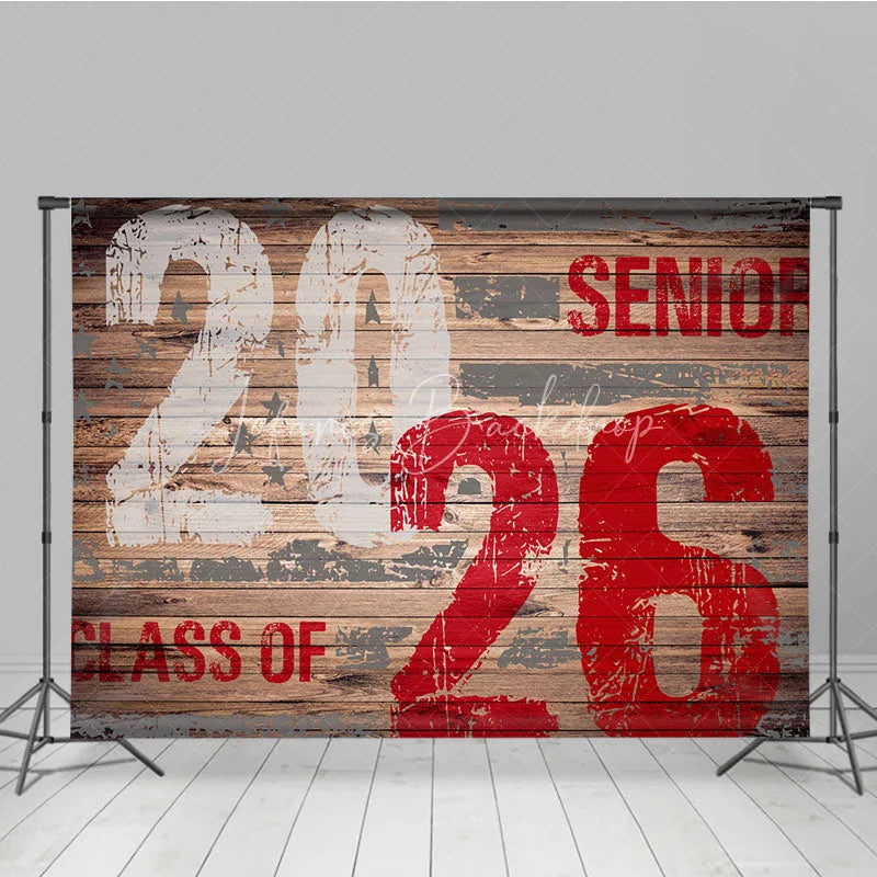 Lofaris Wooden Class Of 2024 Senior Celebration Backdrop