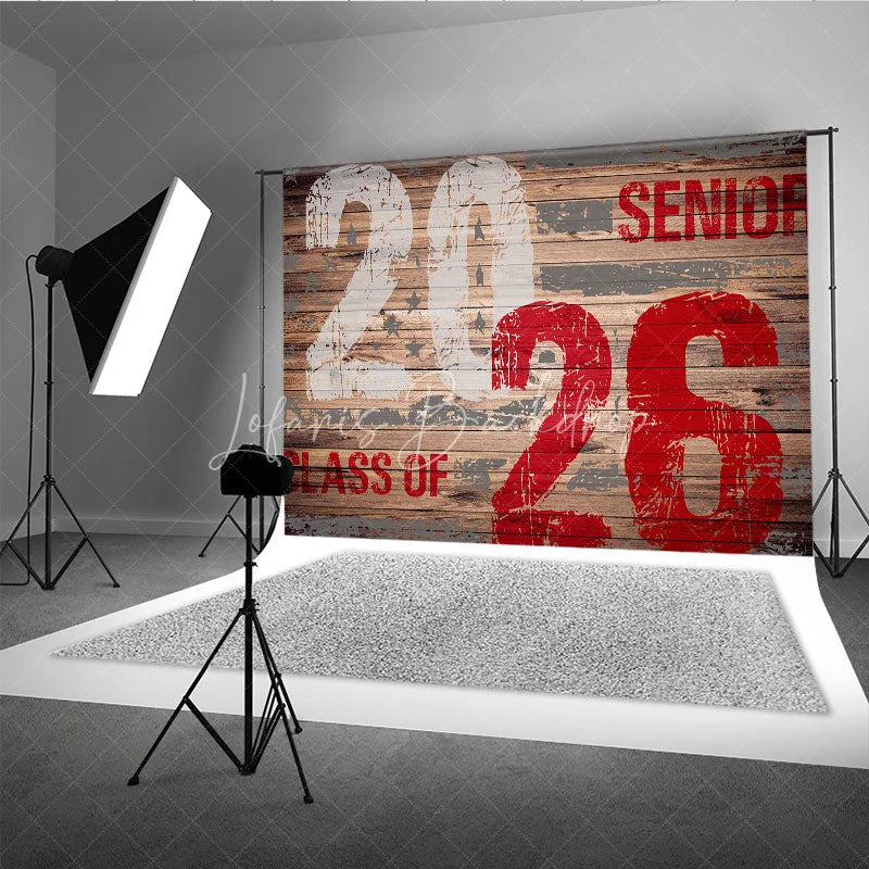 Lofaris Wooden Class Of 2026 Senior Celebration Backdrop