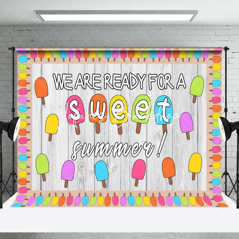 Lofaris Wooden Ready For A Sweet Summer Backdrop Party