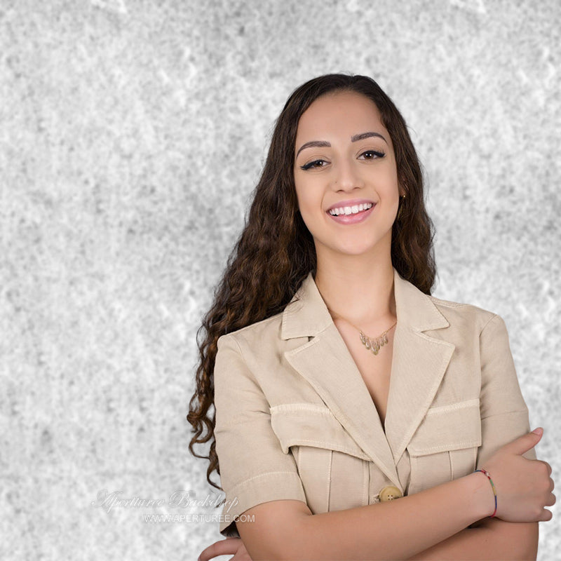 Lofaris Worn Grey Abstract Portrait Photography Backdrop
