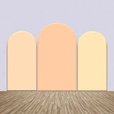 Lofaris Yellow Orange Color One Sided Arch Backdrop Kit