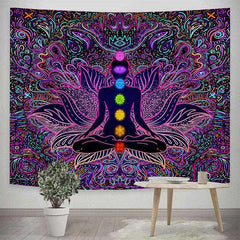 Lofaris Yoga Meditation Bohemian Mandala Spiritual Tapestry