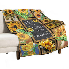 Lofaris You Are My Sunshine - Sunflower Warm Gift Blanket