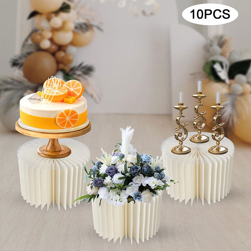 Lofaris 10 Pcs Durable Column Cardboard Wedding Altar Stand