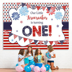 Lofaris 1st Birthday Backdrop Girls Independence Day Background