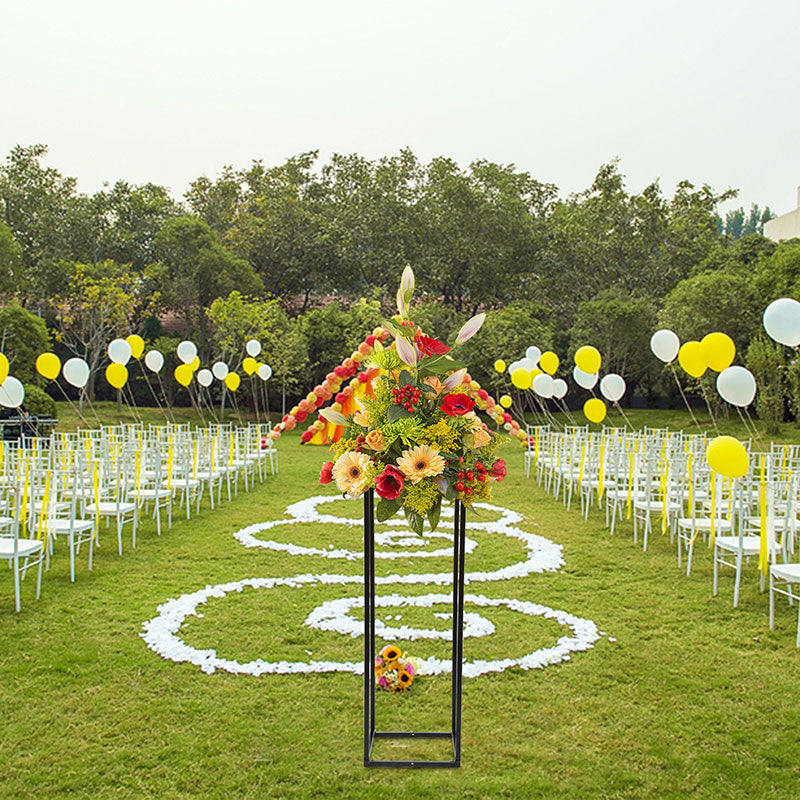 Lofaris 2.6Ft Floral Display Floor Metal Shelf For Wedding