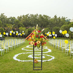 Lofaris 2.6Ft Floral Display Floor Metal Shelf For Wedding