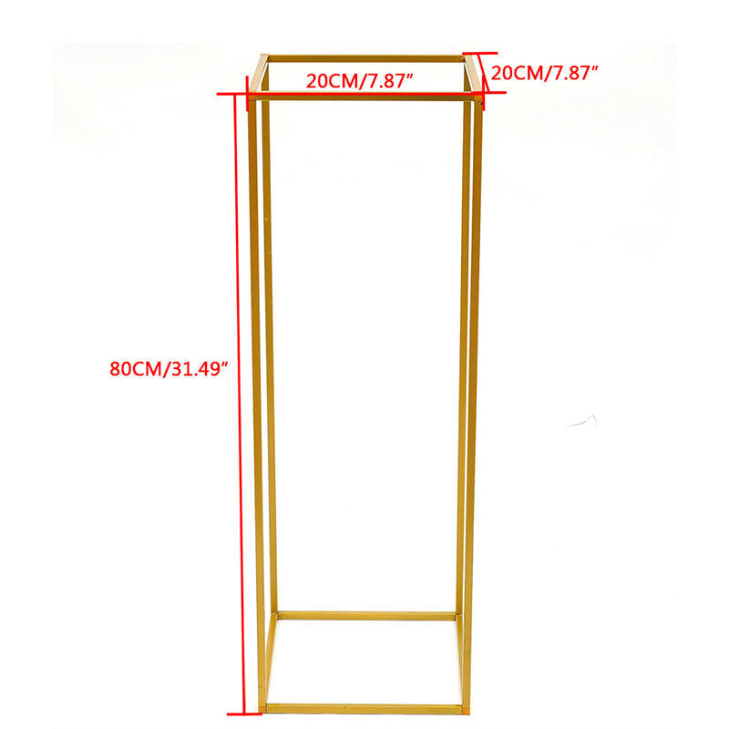 Lofaris 2 Pcs Gold Floor Stand Arbor For Wedding Decorations