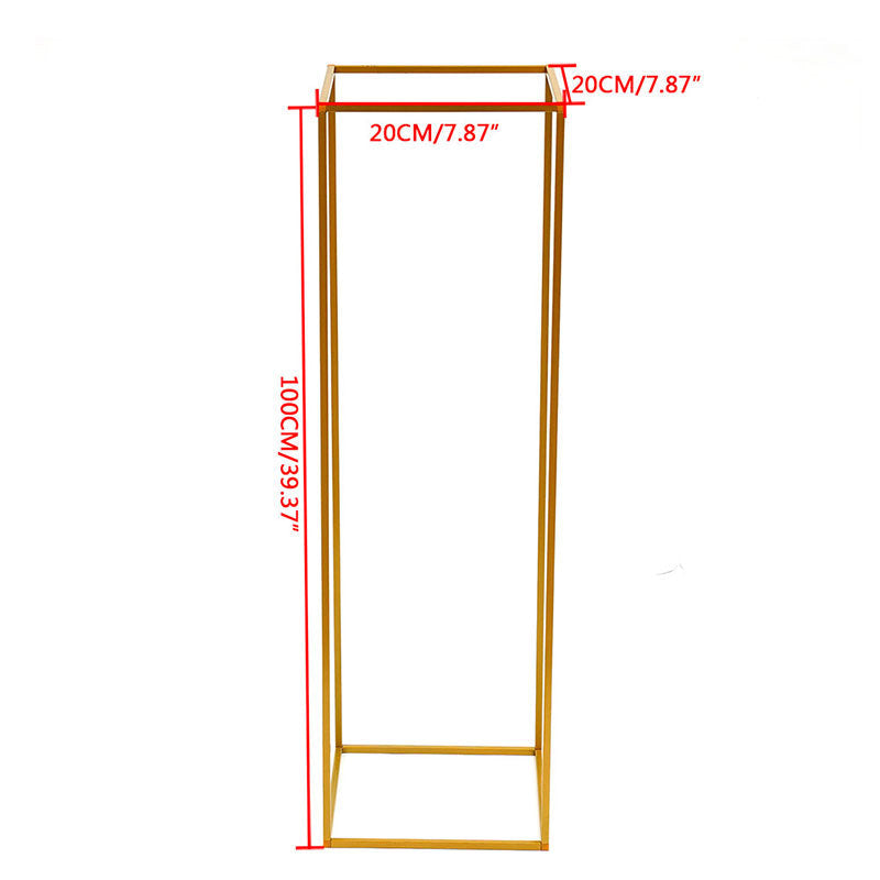 Lofaris 2 Pcs Gold Floor Stand Arbor For Wedding Decorations
