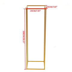 Lofaris 2 Pcs Gold Floor Stand Arbor For Wedding Decorations