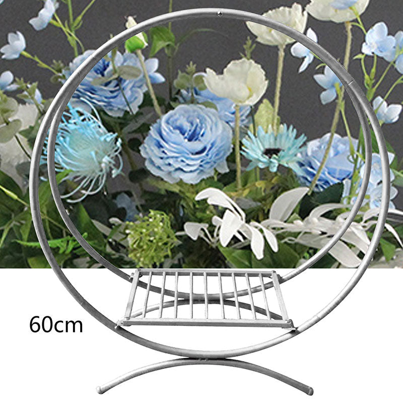 Lofaris 2FT Round Double Frame Metal Hoop Table Centerpiece