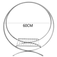 Lofaris 2FT Round Double Frame Metal Hoop Table Centerpiece