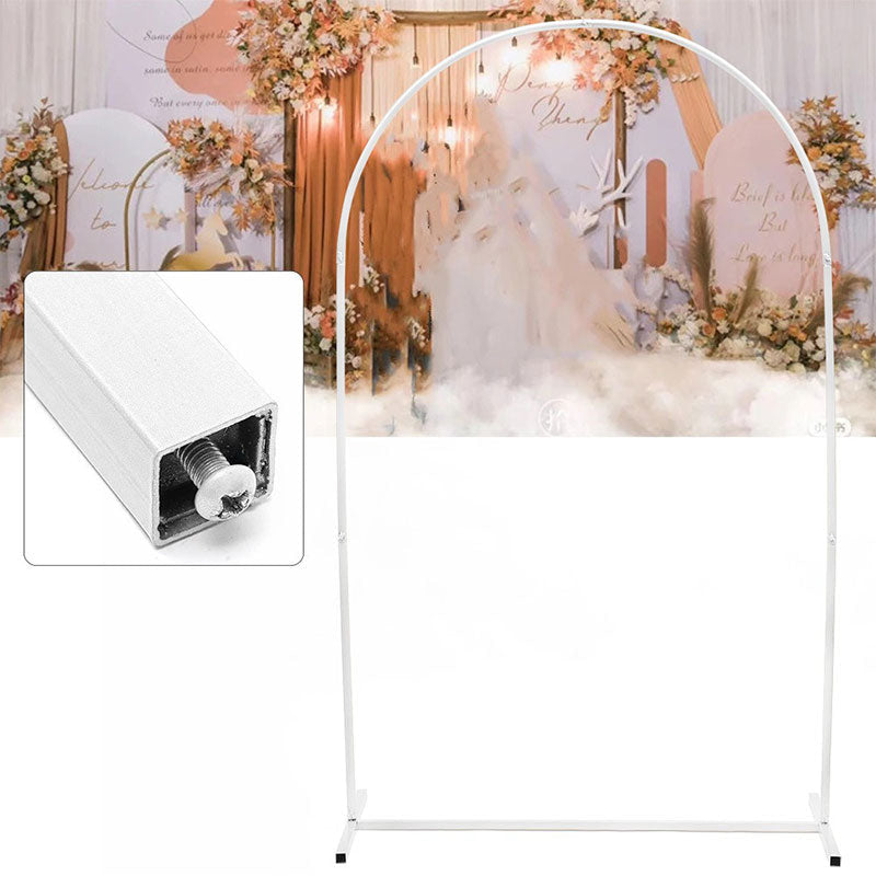 Lofaris 3.9X6.5FT Metal Wedding Arch Frame Backdrop