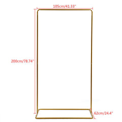Lofaris 3X6.5Ft Square Floral Balloon Wedding Arch Rack Party