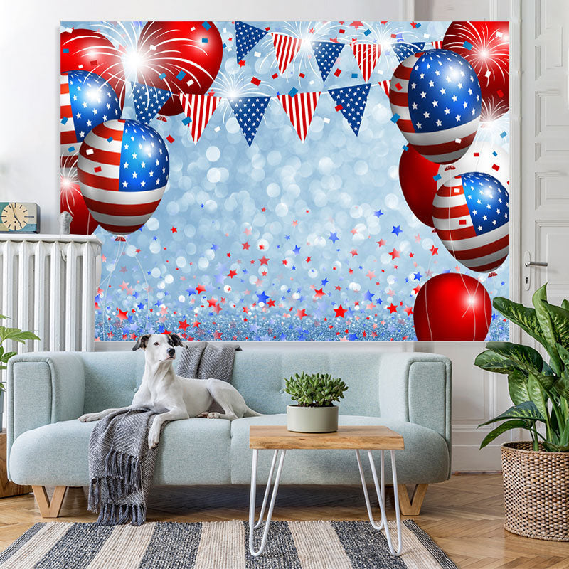 Lofaris 4Th of July Backdrop for Birthday Party Baby Shower