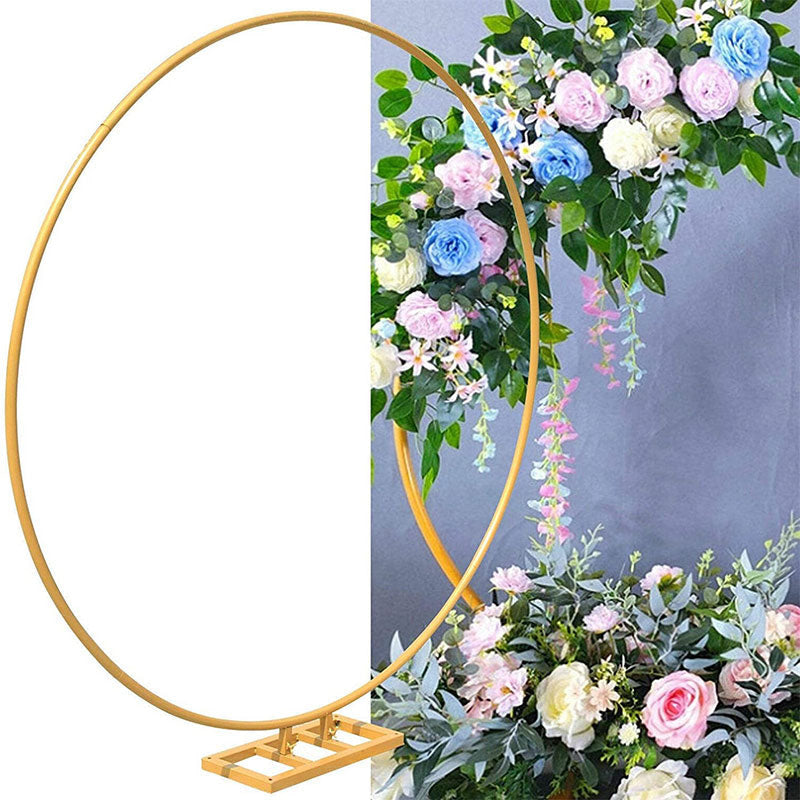 Lofaris 6.6FT Circle Floral Balloon Garland Hoop Wedding Arch Decor