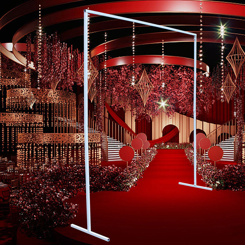 Lofaris 6.6X6.6FT Wedding Square Frame Flower Balloon Stand Backdrop