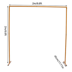 Lofaris 6.6X6.6FT Wedding Square Frame Flower Balloon Stand Backdrop