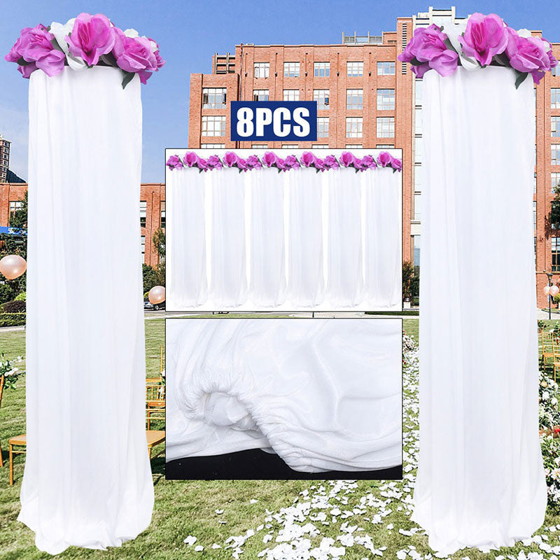 Lofaris 8Pcs Wedding Flower Column Artificial Pillars