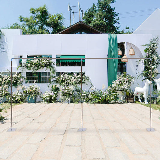 Lofaris 9.8X19.7FT Wedding Arch Frame Photo Booth Backdrop