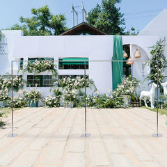 Lofaris 9.8X19.7FT Wedding Arch Frame Photo Booth Backdrop