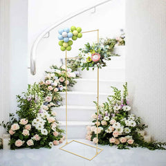 Lofaris 1.7X5FT Metal Wedding Arch Frame Stand Holder