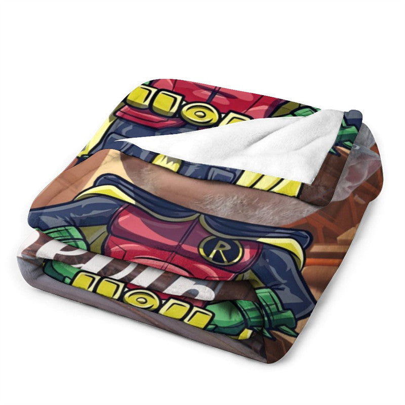 Lofaris Personalized Photo Little Boy Rocket Factory Blanket