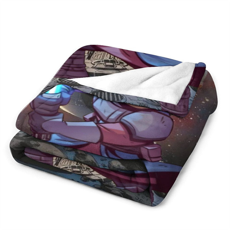 Lofaris Personalized Universe Battle Star Boy Face Blanket