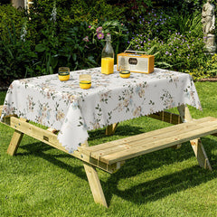 Lofaris Spring Flowers Pattern Square Tablecloth For Kitchen