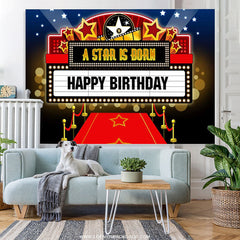 Lofaris A Star Is Born Hallywood Theme Happy Birthday Backdrop