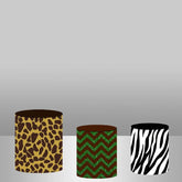 Lofaris Abstract Glitter Pattern Backdrop Cake Table Cover Kit