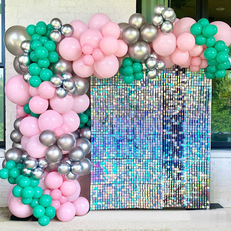 Lofaris Adorable Shimmer Wall Panel Sequins Backdrop For Bridal Shower Baby Birthday