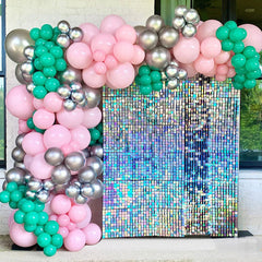 Lofaris Adorable Shimmer Wall Panel Sequins Backdrop For Bridal Shower Baby Birthday