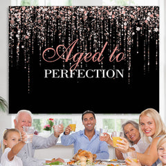 Lofaris Aged To Perfection Happy Birthday Backdrop For Female