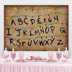 Lofaris Alphabet and Colorful Lights for Kids Birthday Party