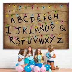 Lofaris Alphabet and Colorful Lights for Kids Birthday Party