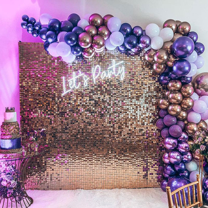 Lofaris Sequin Square Backdrop Decoration Favor For Bridal Shower