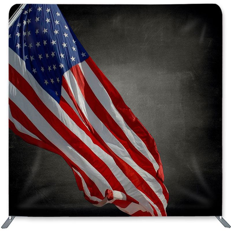 Lofaris American Flag Double-Sided Backdrop for Independence Day