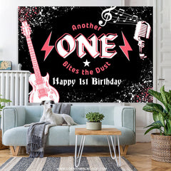 Lofaris Another One Bites The Dust Rock Birthday Backdrop