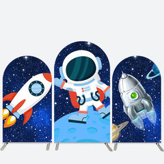 Lofaris Astronaut Galaxy Space Baby Shower Arch Backdrop Kit