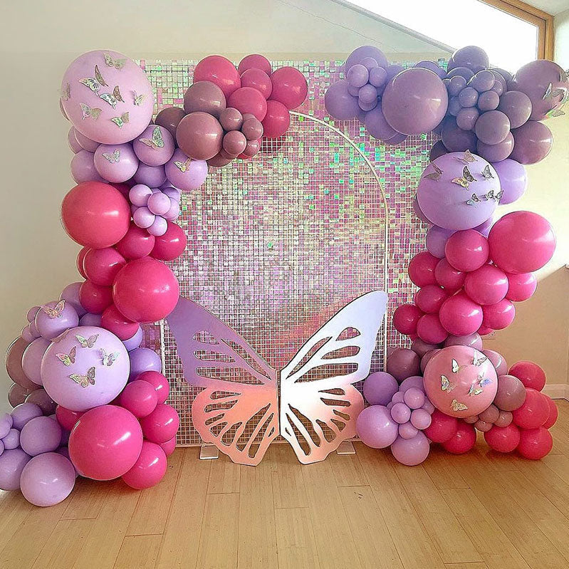 Lofaris Attractive Shimmer Wall Panel Sequins Backdrop For Wedding Graduation Birthday