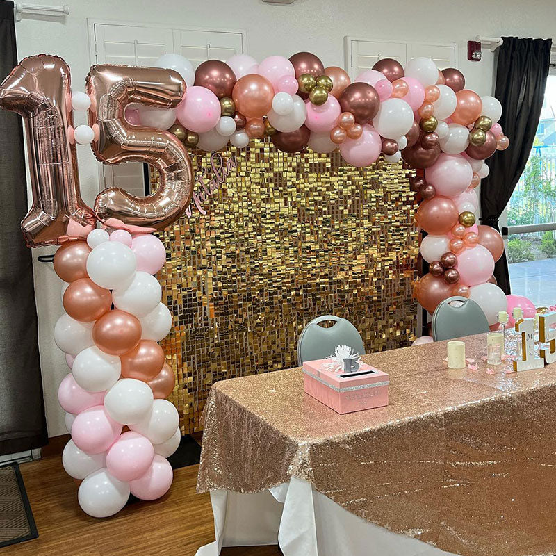 Lofaris Baby Shower Shimmer Wall Panels Glitter Backdrop For Events