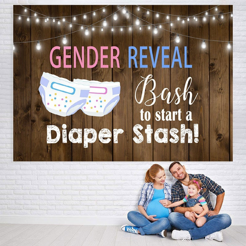 Lofaris Bash To Start A Diaper Stash Theme Baby Shower Backdrop