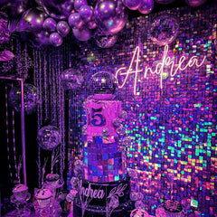 Lofaris Best Looking Party Shimmer Wall Backdrop Panels Favor For Graduation Bridal Shower