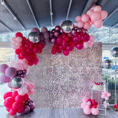 Lofaris Best Shimmer Wall Panel Sequins Backdrop For Wedding Event