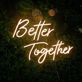 Lofaris Better Together LED Neon Sign Board For Wedding Valentine Party