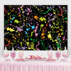 Lofaris Black And Colored Graffiti Wall Backdrop For Party