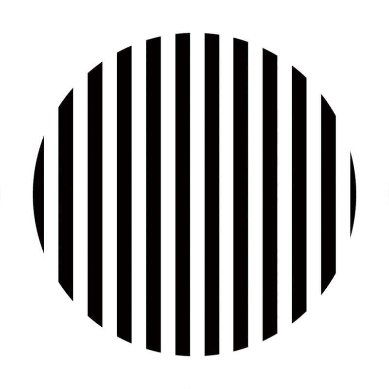 Lofaris Black And White Lins Simple Round Baby Shower Backdrop